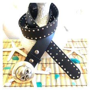 💖☠️Badass Skull Buckle w/ Leather Belt💖